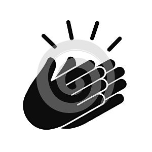 Applause icon, clapping hands, show concept Ã¢â¬â vector for stock photo